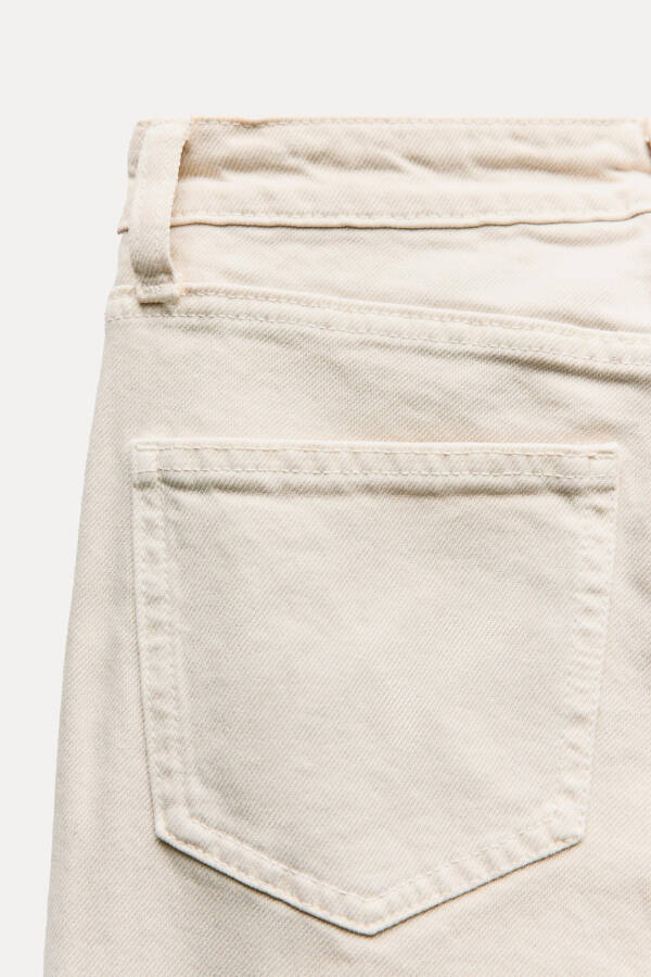 TRF CROPPED FLARE HIGH WAIST JEAN-Dirty-white - 17