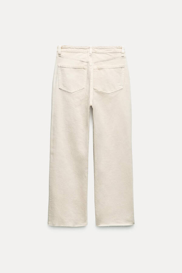 TRF CROPPED FLARE HIGH WAIST JEAN-Dirty-white - 6