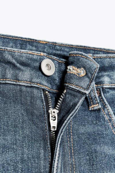 TRF CROPPED FLARE HIGH WAIST JEAN-NAVY BLUE - 7