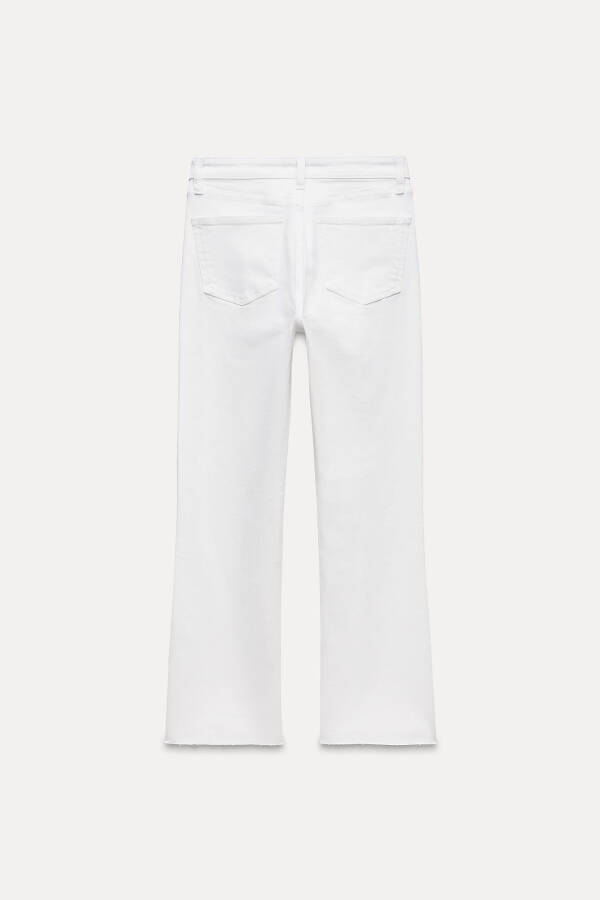 TRF CROPPED FLARE HIGH WAIST JEAN-White - 35