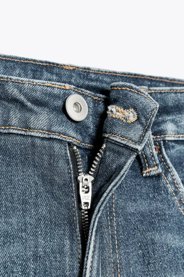 TRF CROPPED FLARE YUQORI BEL JEAN-LACIVERT - 7