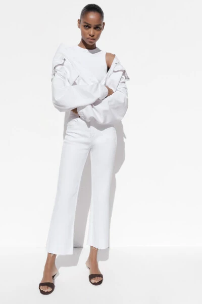 TRF CROPPED FLARE YUQORI BEL JINS-Oq - 3