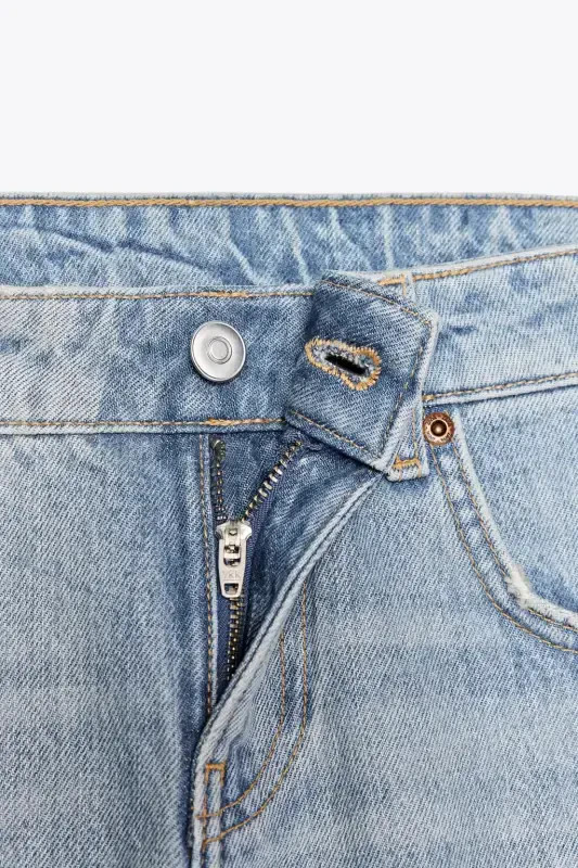 TRF GENİŞ PAÇA DÜŞÜK BEL JEAN-Açık mavi - 6