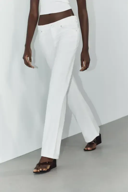 TRF GENİŞ PAÇA DÜŞÜK BEL JEAN-Oq - 3