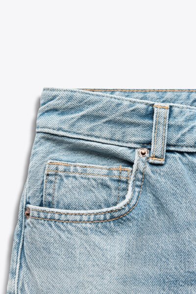 TRF HIGH-RISE WIDE-LEG JEAN-Light blue - 9