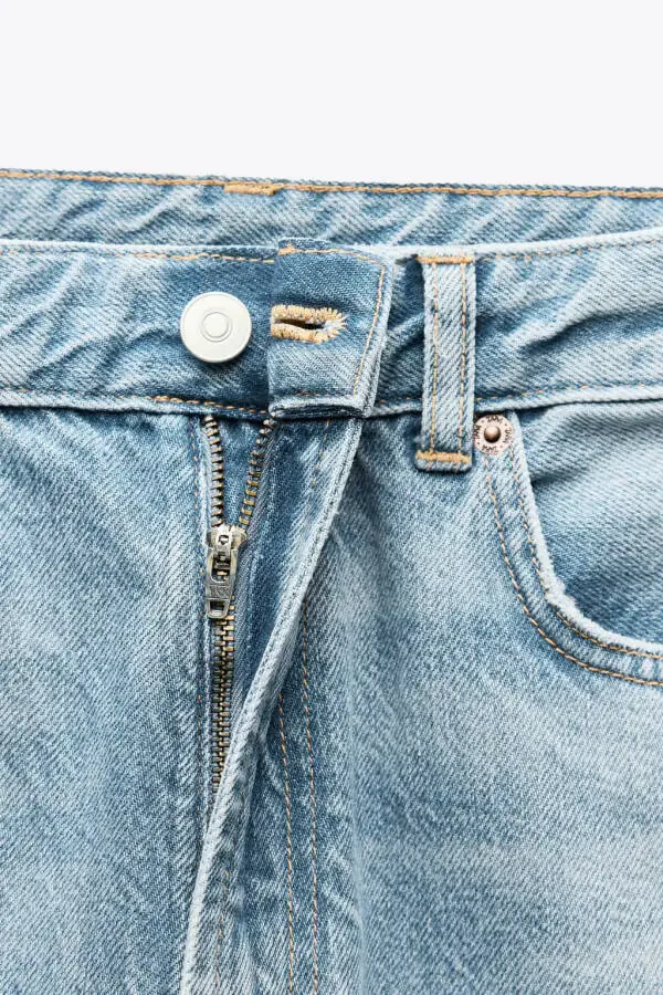 TRF HIGH-RISE WIDE-LEG JEAN-Light blue - 10