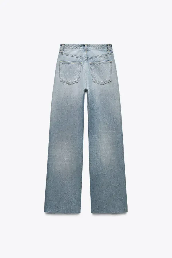 TRF HIGH-RISE WIDE-LEG JEAN-Och och qora - 8