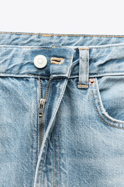 TRF HIGH-RISE WIDE-LEG JEAN - Светло-голубой - 10