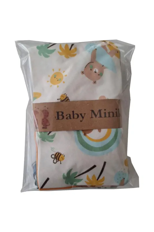 Triangle Bib, Cotton Saliva & Mama Bib, 10 Pieces - 6