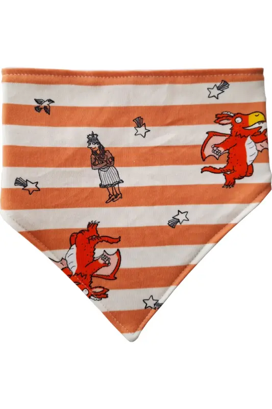 Triangle Scarf Knitted Liquid Proof Saliva And Food Bib 4 Pieces - 2