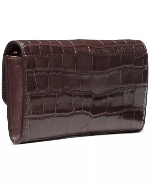 Tribeca Chainli Cüzdon Crossbody Çanta Chokolad - 2