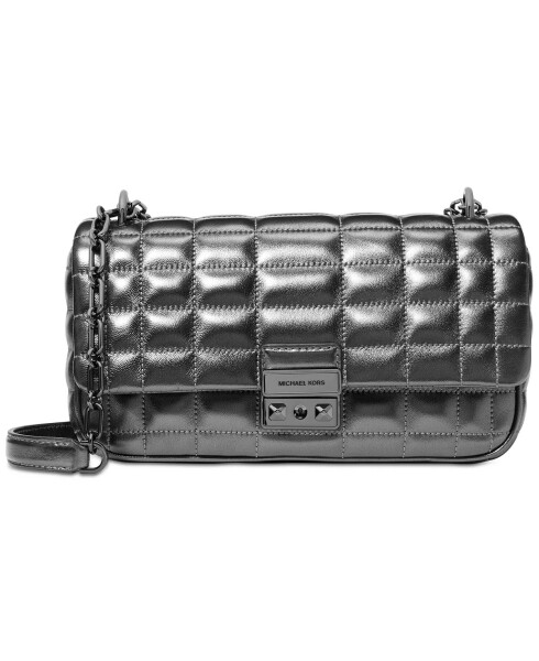 Tribeca Large Convertible Chain Shoulder Bag Gunmetal - 1