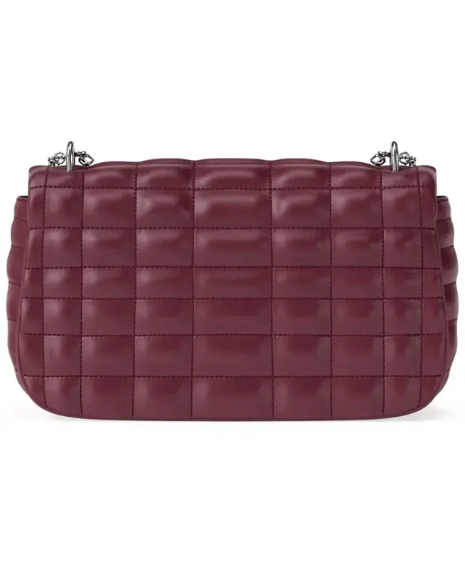 Tribeca Large Convertible Chain Shoulder Bag - Oxblood - 3