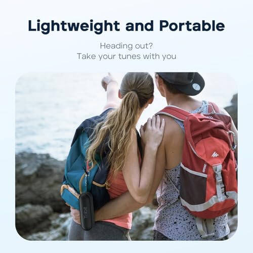 Tribit XSound Go Bluetooth Speaker, 16W Portable Wireless Speaker with Loud Sound, 24H Playtime, IPX7 Waterproof, Custom EQ, XBass, BT5.3, TWS Pairing, Type-C, Outdoor/Home/Travel/Beach/Shower (Black) - 5