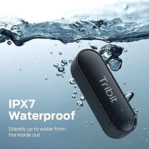 Tribit Bluetooth Karnay, XSound Go Karnay 16W Baland Ovoz va Chuqur Bass bilan, 24 soat o'ynash vaqti, IPX7 Suv o'tkazmaydigan, Bluetooth 5.0 TWS juftlashtirilgan ko'chma simsiz karnay uy va ochiq havoda (yangilangan) - 12