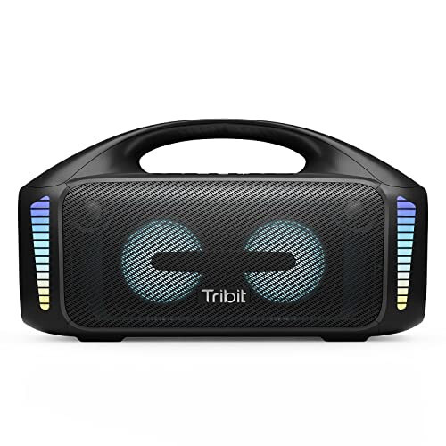 Tribit StormBox Blast Portable Speaker: 90W Loud Stereo Sound with XBass, IPX7 Waterproof Bluetooth Speaker with LED Light, PowerBank, Bluetooth 5.3&TWS, Custom EQ, 30H Playtime for Outdoor - 8