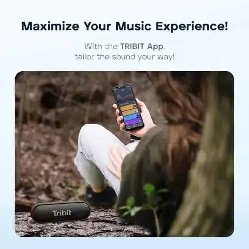 Tribit XSound Go Bluetooth Speaker with 16W Loud Sound & Rich Bass, 24H Playtime, IPX7 Waterproof, Wireless Stereo Pairing, USB-C, Portable Wireless Speaker for Home, Outdoors, Travel (Blue) - 6