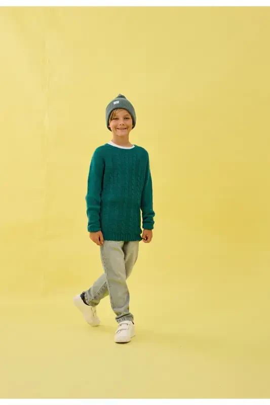 TRICO CHILD SWEATER-PETROL - 2