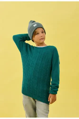 TRICO CHILD SWEATER-PETROL - 3