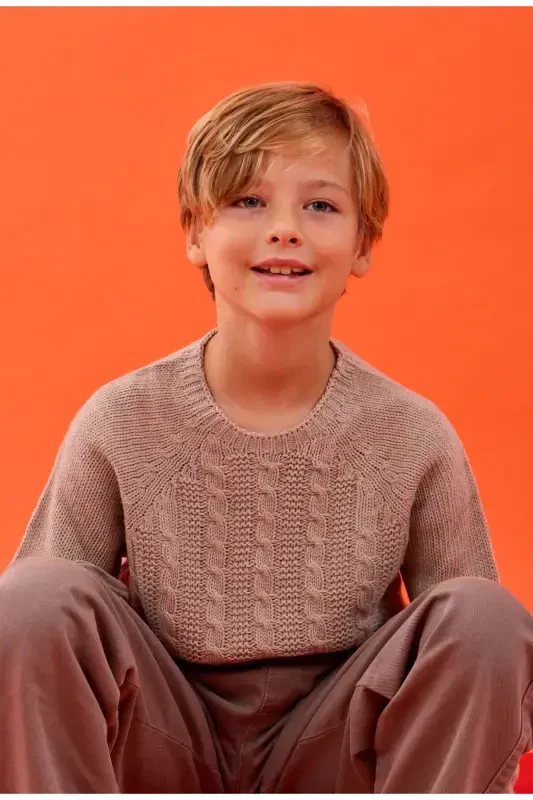 TRICOT CHILD SWEATER-VISON - NISRAKIDS