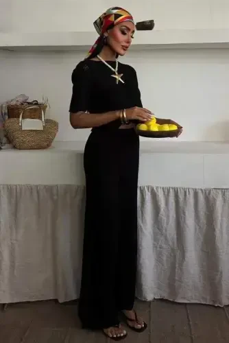 Трико Блуз Брюки Двойной Комплект 10084-025 - BÜYÜKBEDENIZ (1)