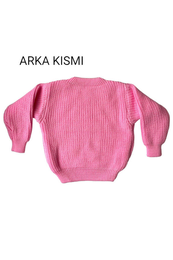 Triko Kazak Esnek Unisex Bebek Çocuk Selanik Bisiklet Yaka 1-5 Yaş - 4