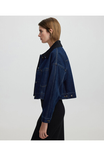 Triko mix denim mont - 6