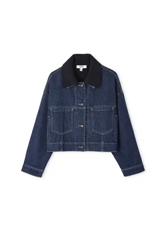 Triko mix denim mont - Mavi - 3