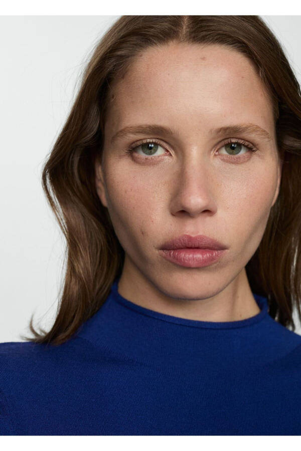 Трикотажное платье с воротником Perkins - 8