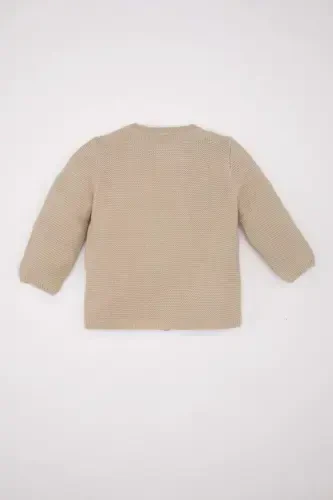 Трикотажный кардиган с пуговицами - 5