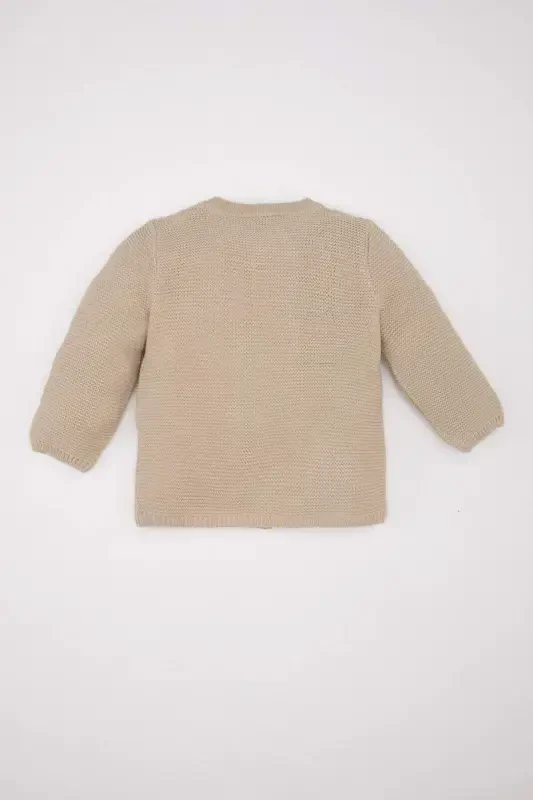 Трикотажный кардиган с пуговицами - 5