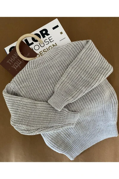 Трикотажный свитер для детей унисекс - MINIBONCLUB (1)