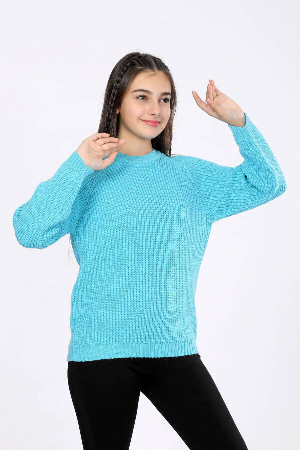 Трикотажный свитер для девочек (4-13 лет) - 3