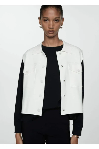 Трикотажный жилет с карманами - MANGO