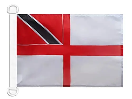 Trinidad and Tobago Naval Ensign NAUTICAL Flag 18'' x 12'' - Tobagonian War flags 30 x 45 cm. - Banner 12x18 in for boat - AZ FLAG - 1