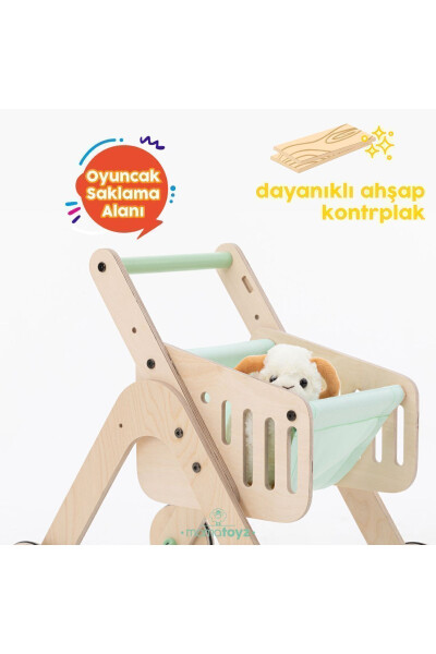 Trio Shopper Yürüteç ve Oyuncak Avm Arabası - 3