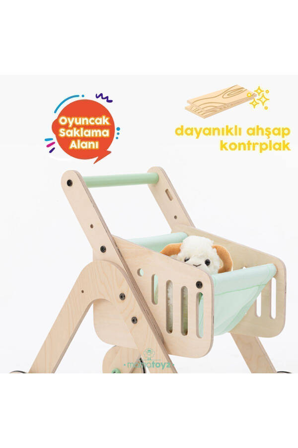 Trio Shopper Yürüteç ve Oyuncak Avm Arabası - 3