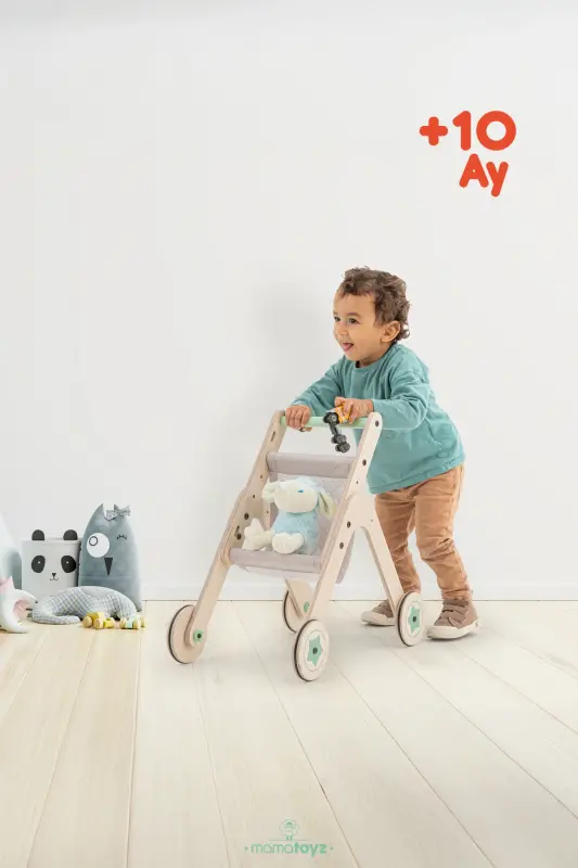Trio Stroller | Yürüteç - Oyuncak Bebek Arabası - MAMATOYZ