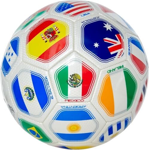 Tripact Inc World Cup World Flags Official Size 5 Soccer Ball - 3