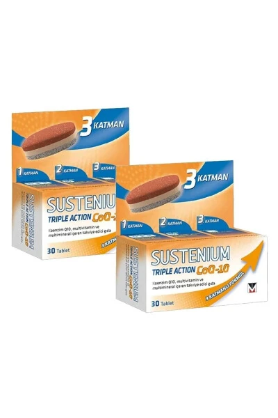 Triple Action Coq-10 30 Tablet 2 Adet - Sustenium