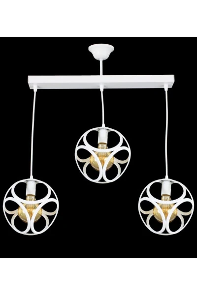 Triple Modern Circle Cube Model Pendant Chandelier - LAMBADAR