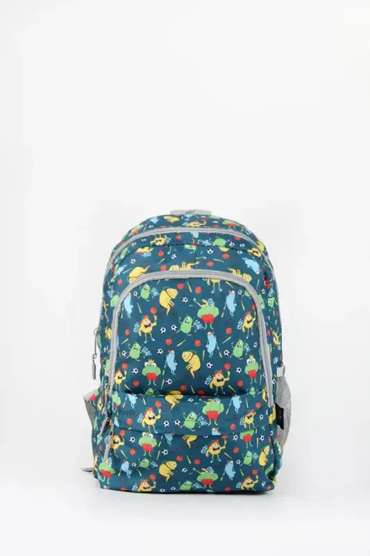 Triple School Bag Set (333)-Patterned2 - 2