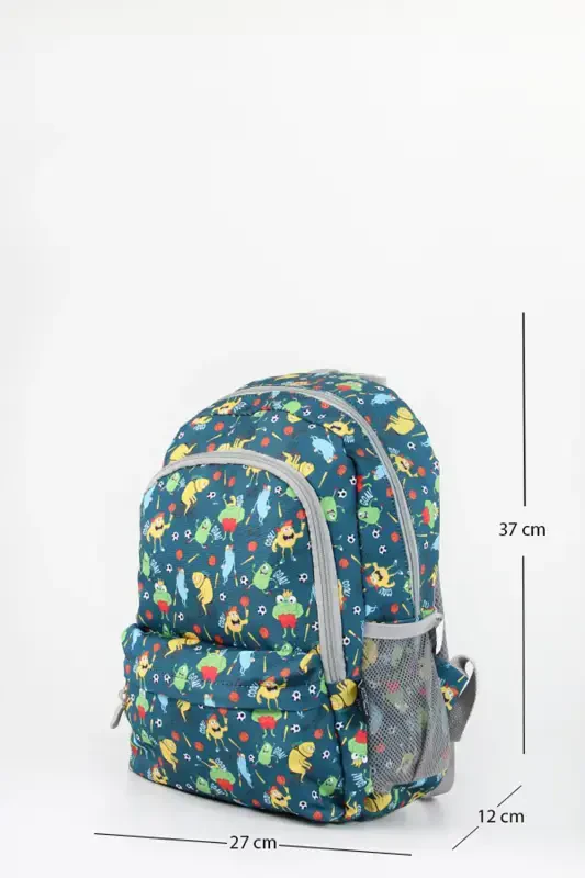 Triple School Bag Set (333)-Patterned2 - 3