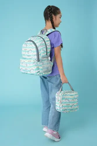Triple School Bag Set Plcan2079 322 Unicorn Green-Unicorn Green - CAMBRIDGE POLO CLUB (1)