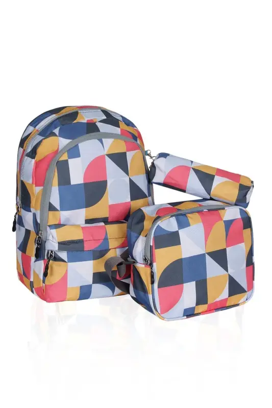 Triple School Bag Set Plcan2079 327 Modern-Modern - CAMBRIDGE POLO CLUB