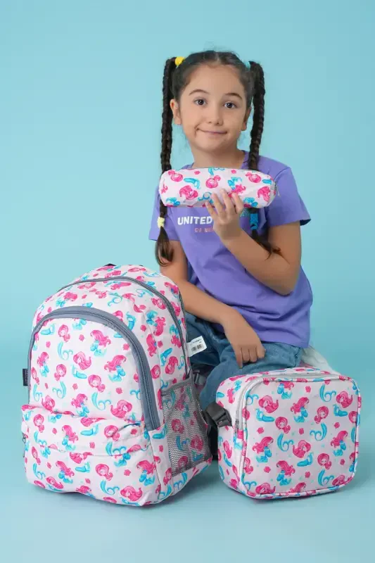 Triple School Bag Set Plcan2079 Mermaid-343 - 1