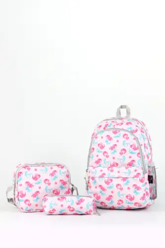 Triple School Bag Set Plcan2079 Mermaid-343 