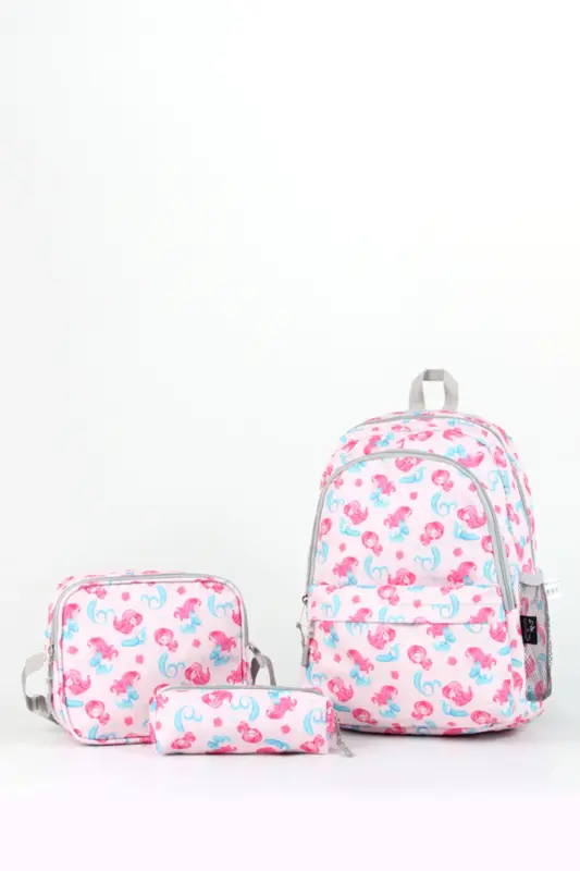 Triple School Bag Set Plcan2079 Mermaid-343 - 1