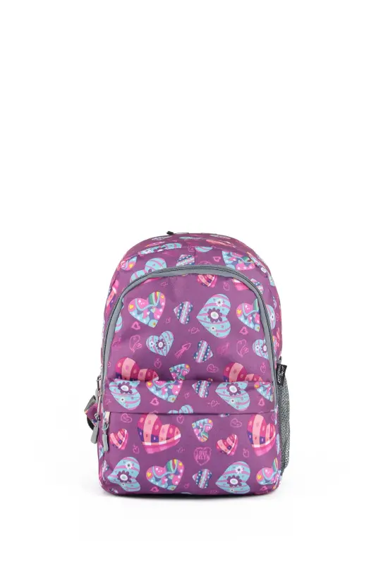 Triple Set Primary School Bag - Purple Heart - 2