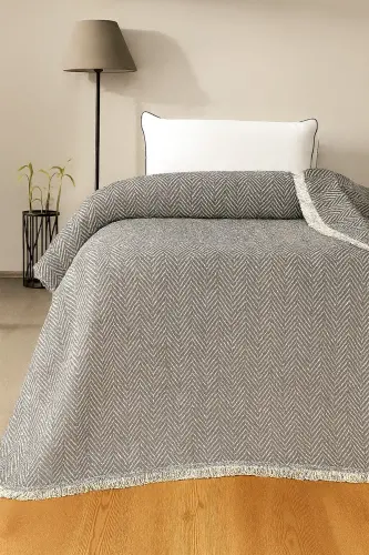 Tripolis Single Bedspread with Fringe 170x210cm 